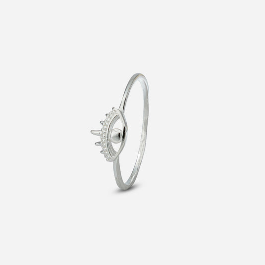 Evil Eye Charm Ring