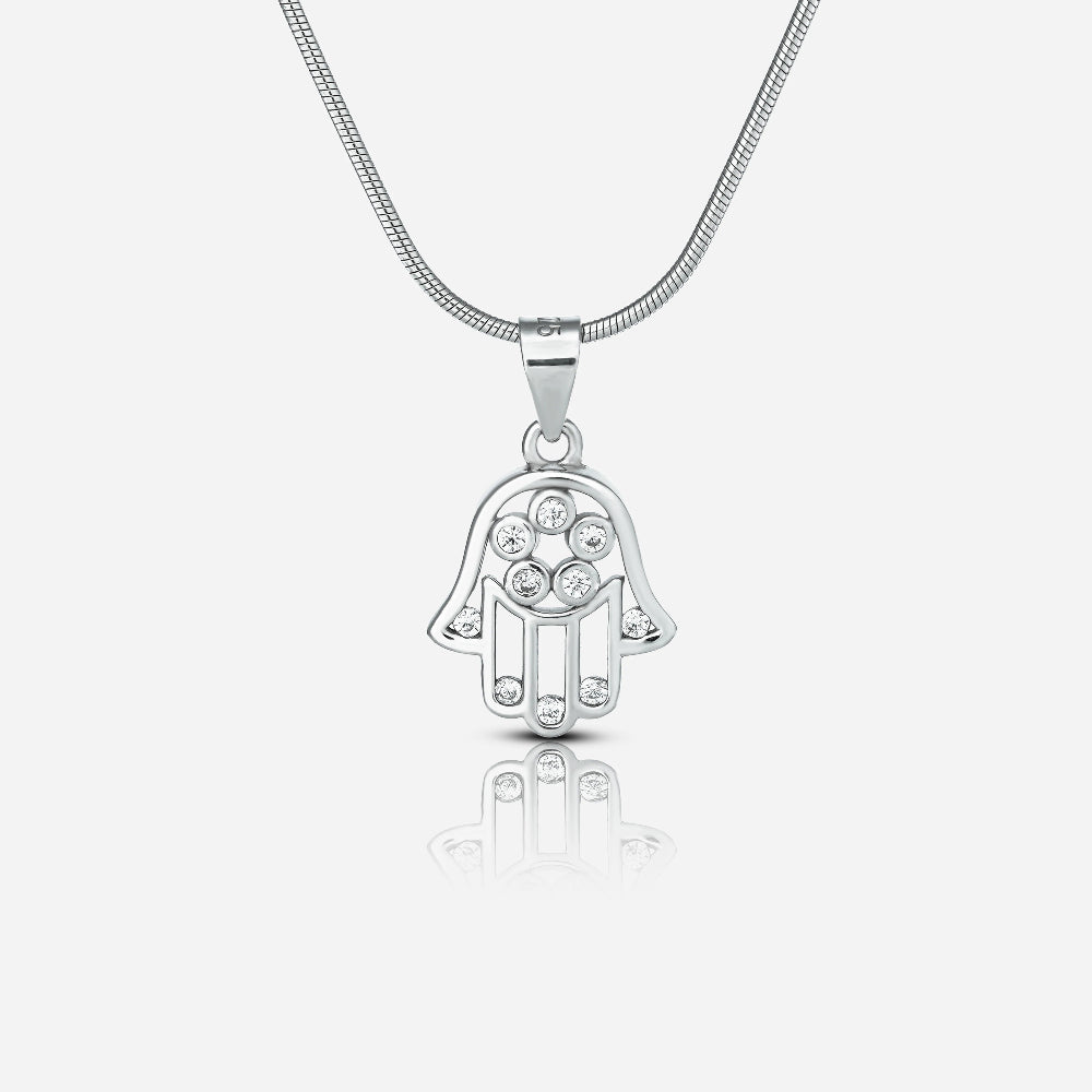 Silver Hamsa Pendant