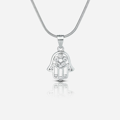 Silver Hamsa Pendant