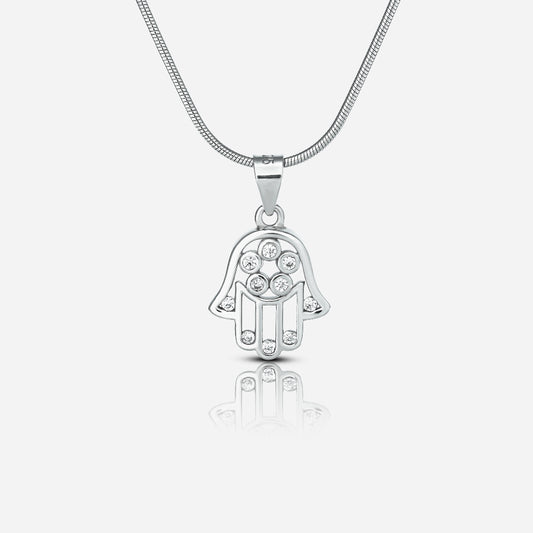 Silver Hamsa Pendant