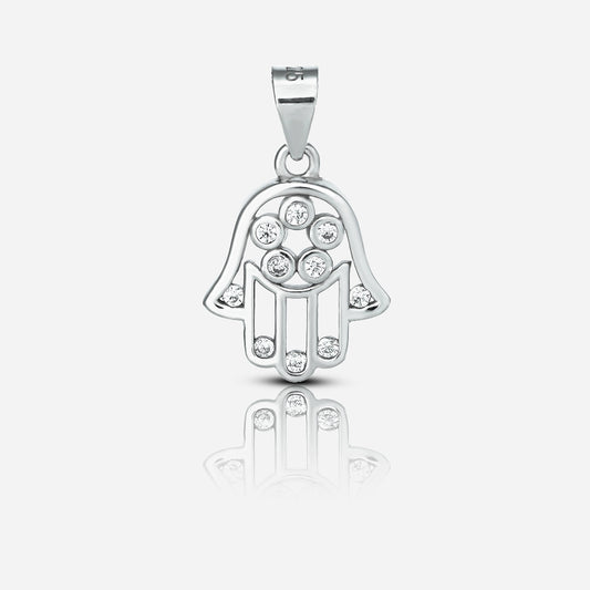 Silver Hamsa Pendant