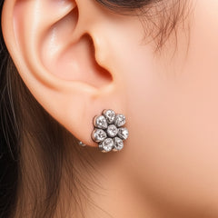 Flower Stone Earrings