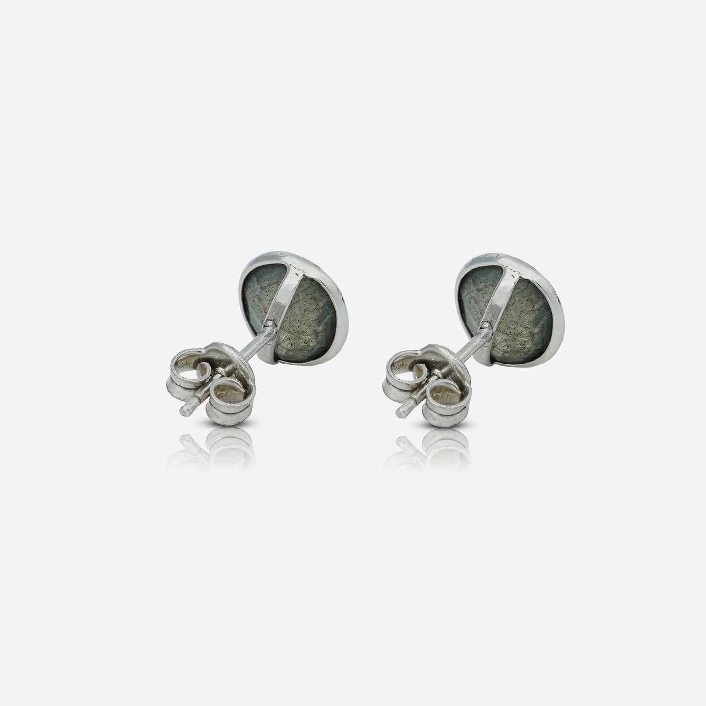 Natural Labradorite Stud