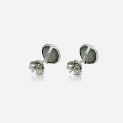 Natural Labradorite Stud