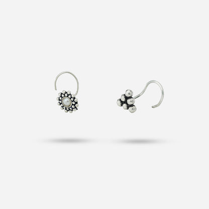 Silver Nose Pin by Silver World - Best silver shops in Delhi!