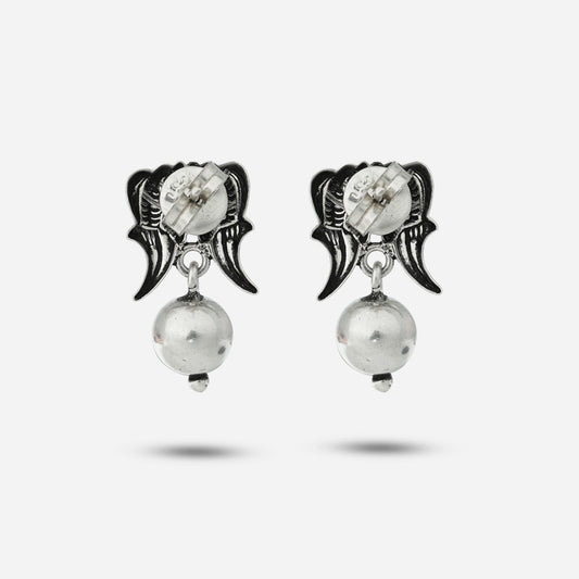 Silver Bird Earrings
