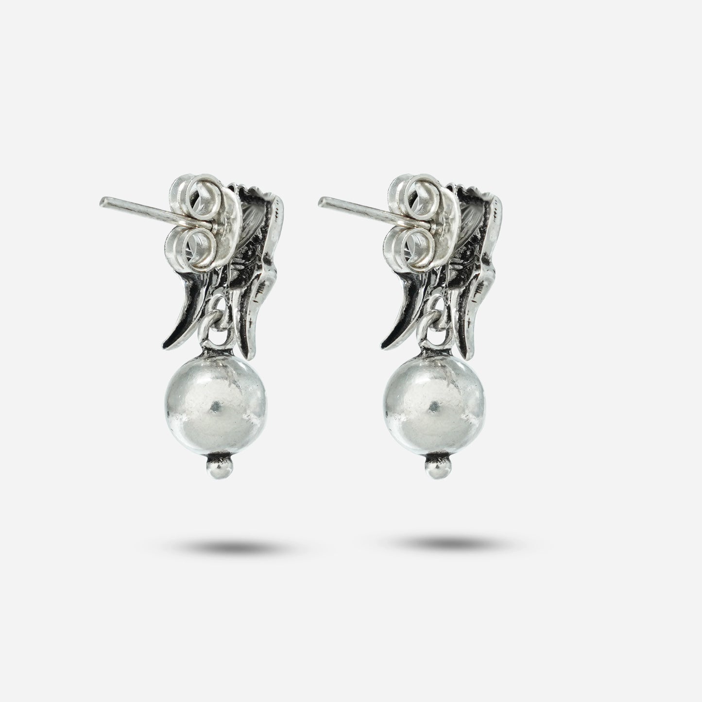 Silver Bird Earrings