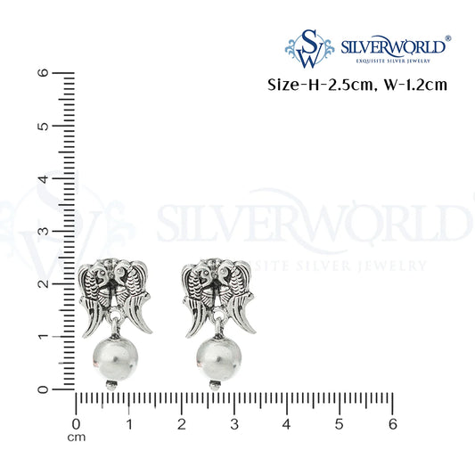 Silver Bird Earrings