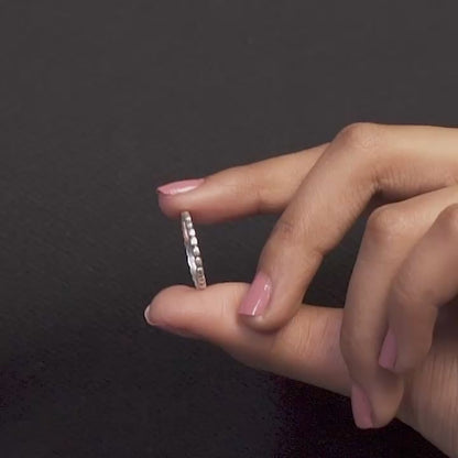 Sterling Silver Beaded Ring