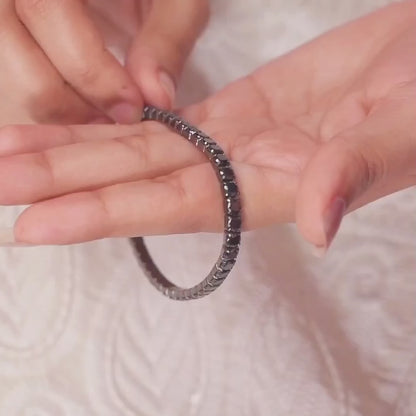 Midnight Sparkle Tennis Bracelet