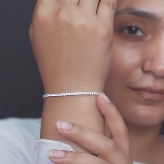 Radiant Zirconia Tennis Bracelet